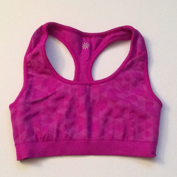 magenta sports bra